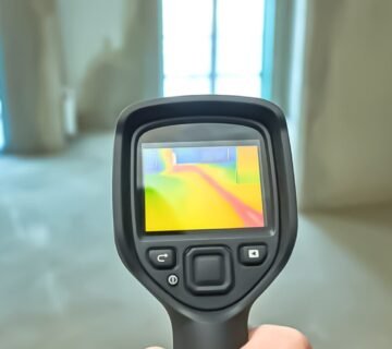 كشف تسربات المياه بالبرك