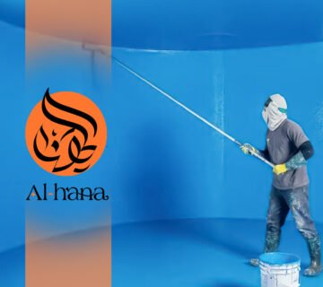 عزل خزانات المياة بحي الشاطيء