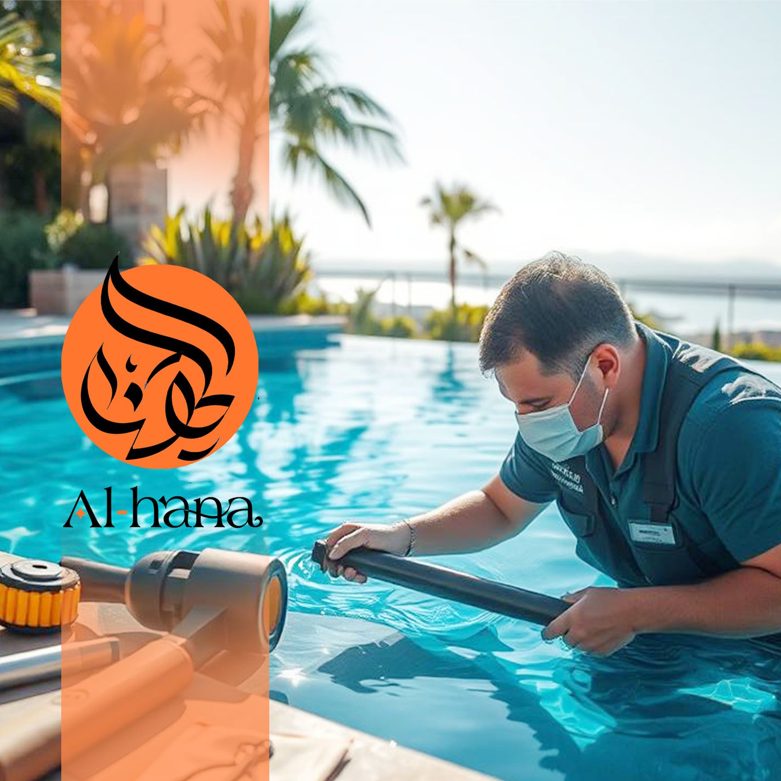 عزل مسابح بحي المرجان