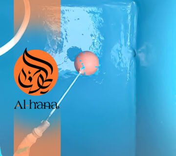 عزل خزانات المياه بحي العزيزية