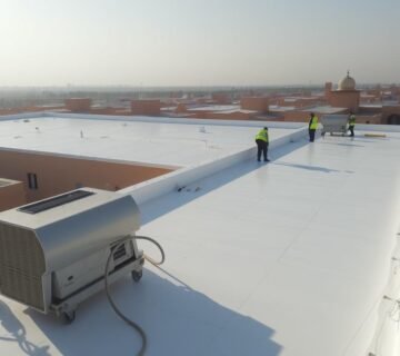 عزل اسطح حراري ومائي بحي العزيزية