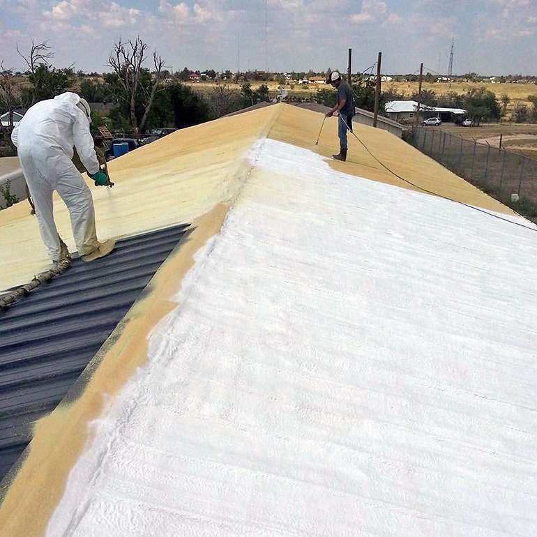 العزل بالرذاذ الإسفنجي